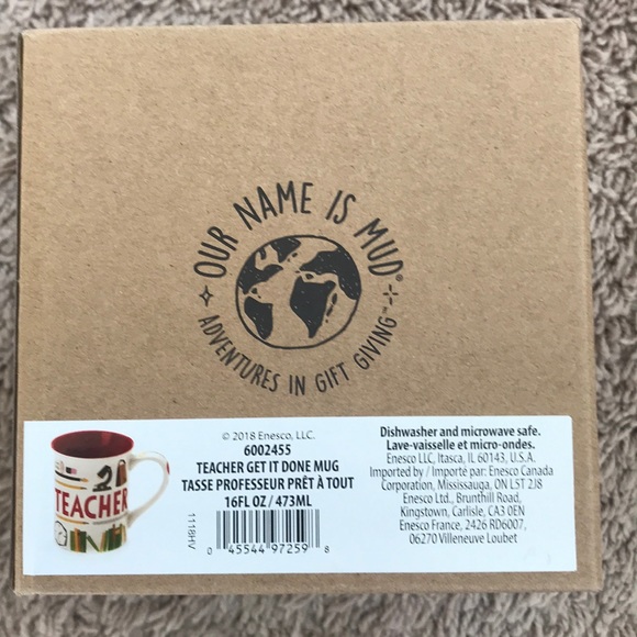 New box Teacher Get it Done Thank You School Hard Work Cute Gift Mug - Picture 7 of 7